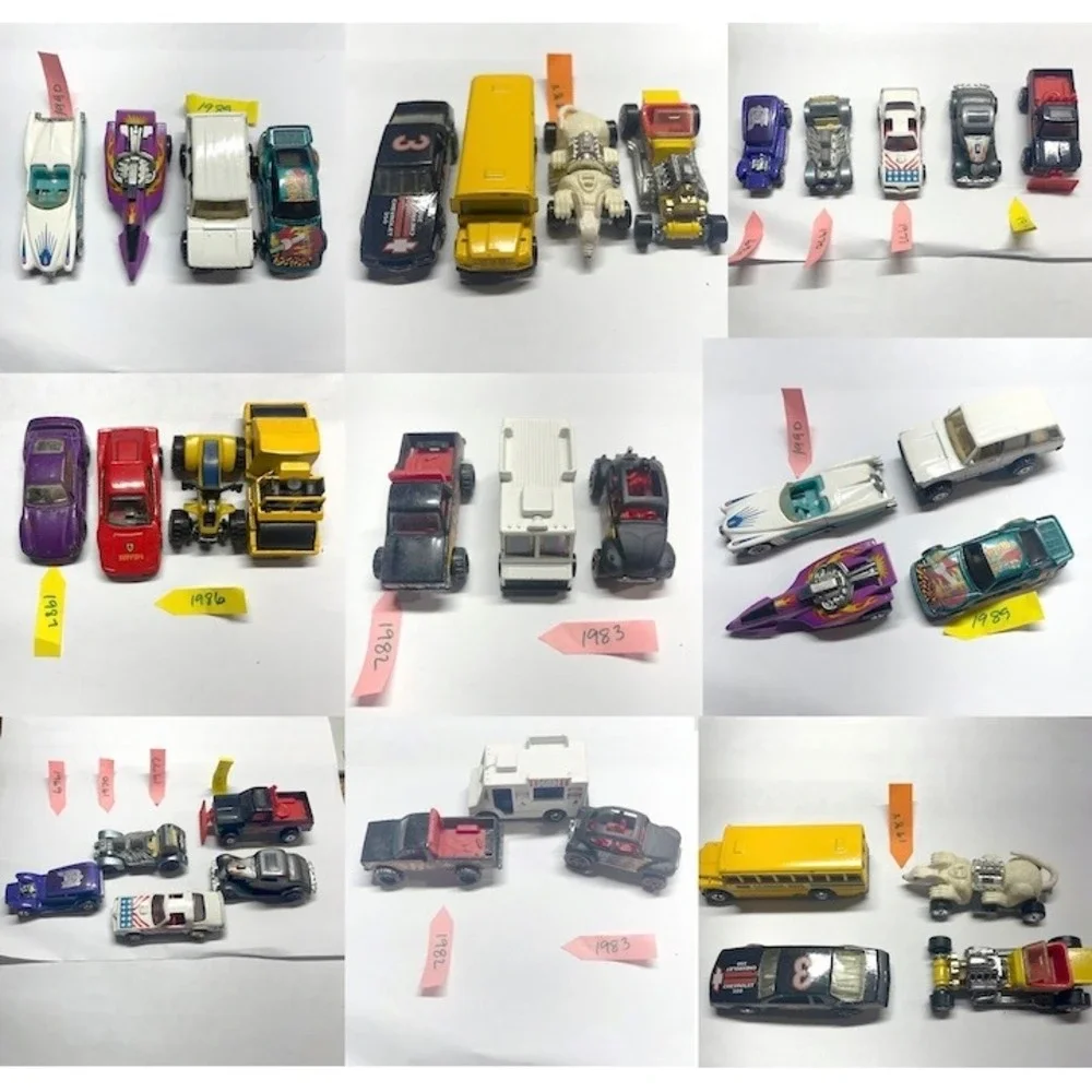 HOT WHEELS 20 Car Lot From 1969 Through 1990 2 Redlines‎ Novelty Racers More